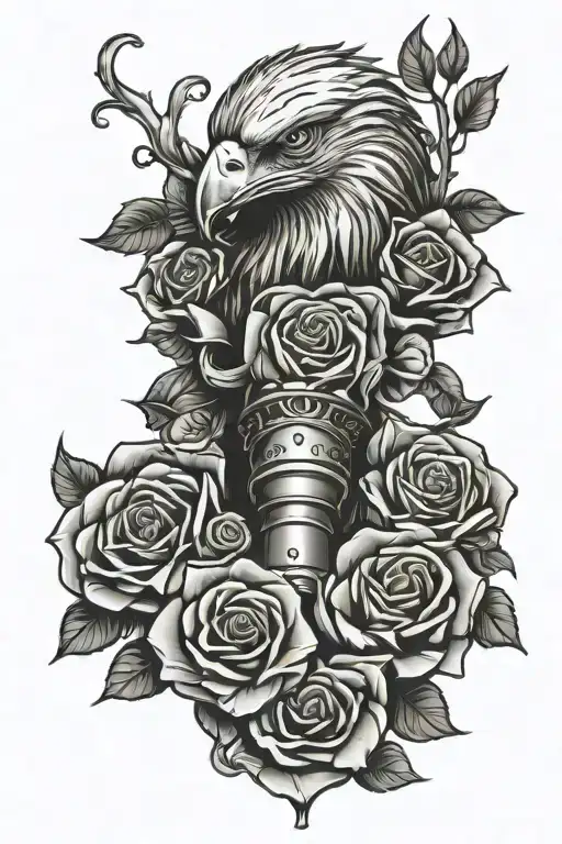 Eagle Rose Cards Brass Knuckles Rose Sleeve