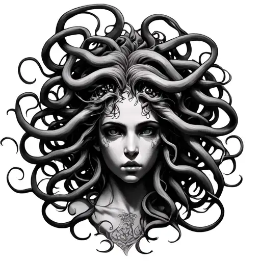 Medusa On The Inner Thigh