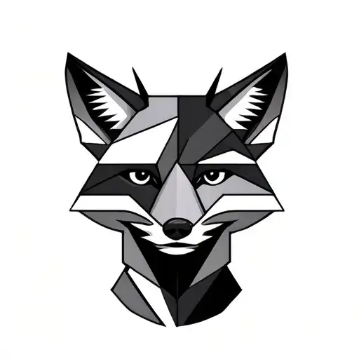 Geometrical Fox With Joshua Going Diagonal Across Face With The O As An Eye