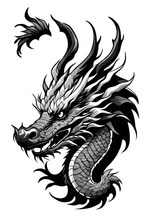 Cambodian Dragon Tattoo