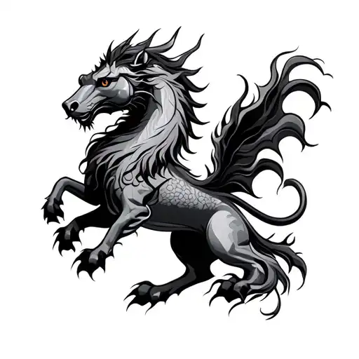 Dragon Horse Lion