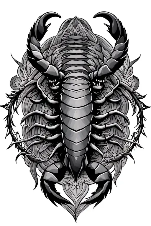 Zodiac Scorpio Black Ornamentals