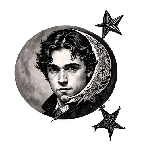 Henry With A Crescent Mood And Star