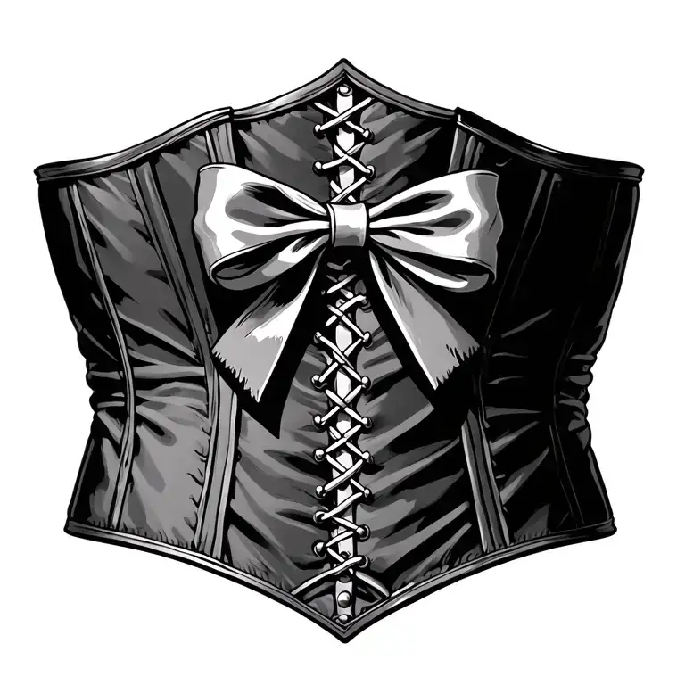 Corset Lacing With A Bow