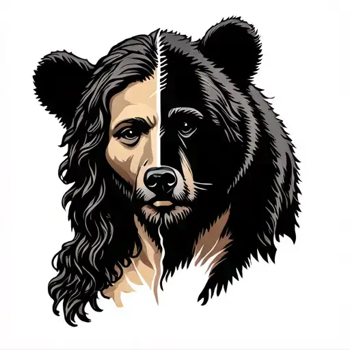Half Jesus And Half Bear