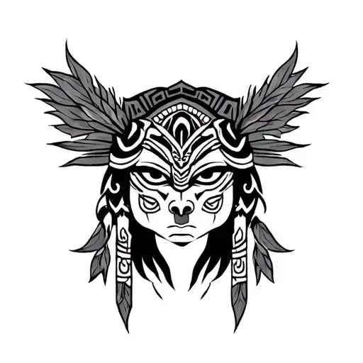 Charokee Tribe Style Black