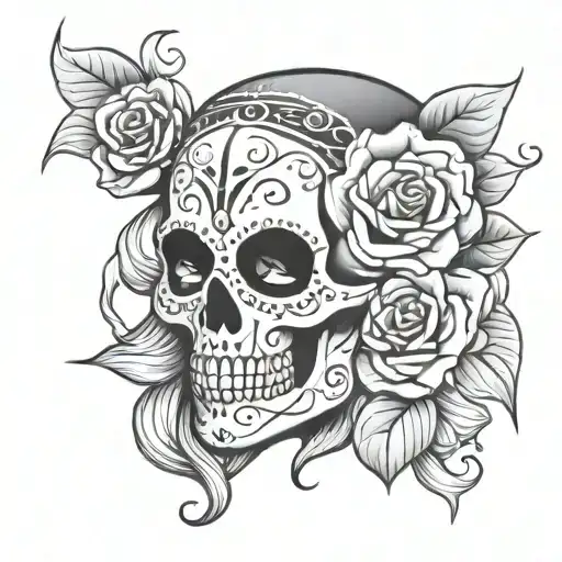 La Muerte Skull Lady