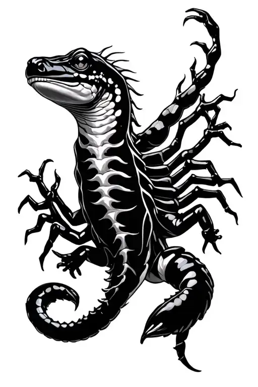 Salamander And Scorpio