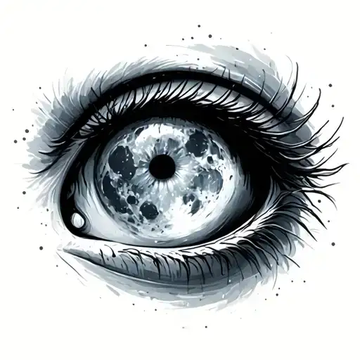 Moon Pupile Eye