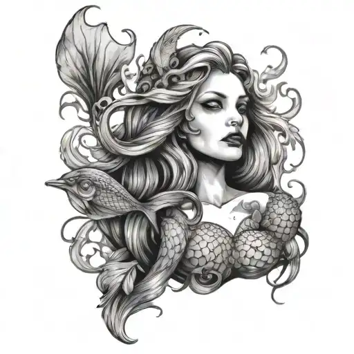 Mermaid Creepy Siren