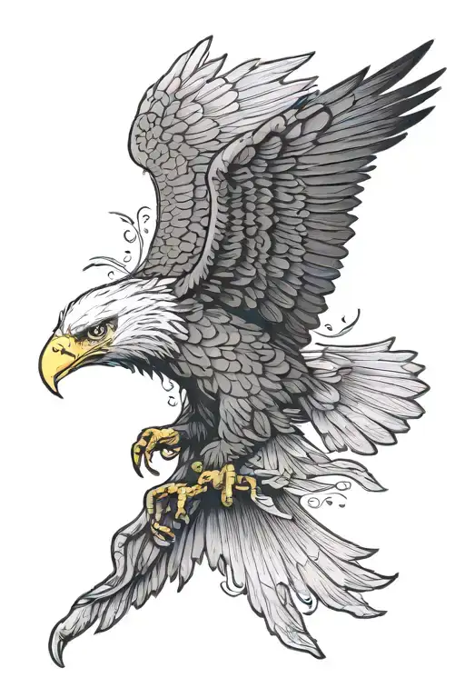 Bald Eagle And In God We Trust