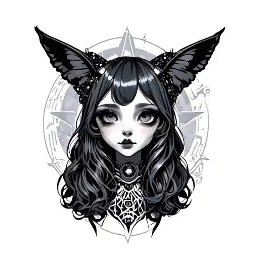 Cute And Gothic And Cyberpunk