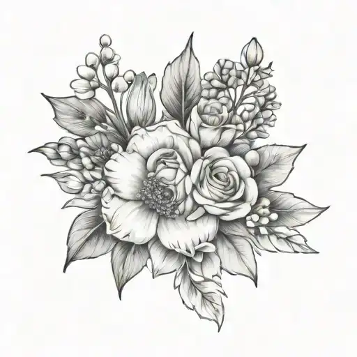 Birth Flowers March And June Bouquet