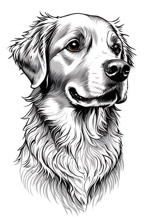 Vintage Golden Retriever