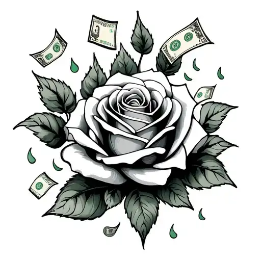 Rose And Money Raining