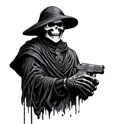 Grim Reaper With Glock 48