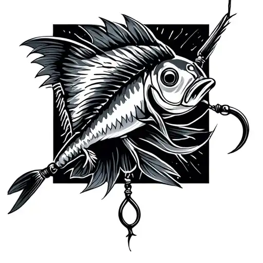 Sagittarius Fishing Hook 4 X 4 Elements