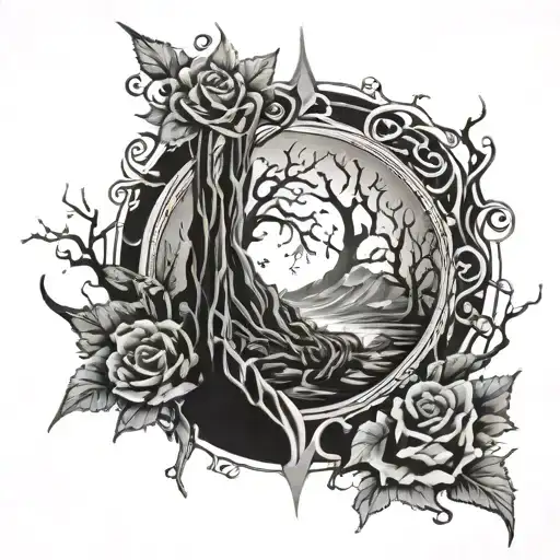 Broken Narsil Like In Lotr Fantasy Style