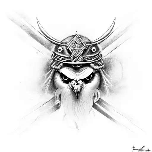 Three Eyed Viking Crow