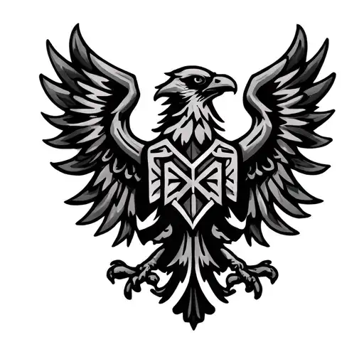Traditional Russian Eagle Symbol