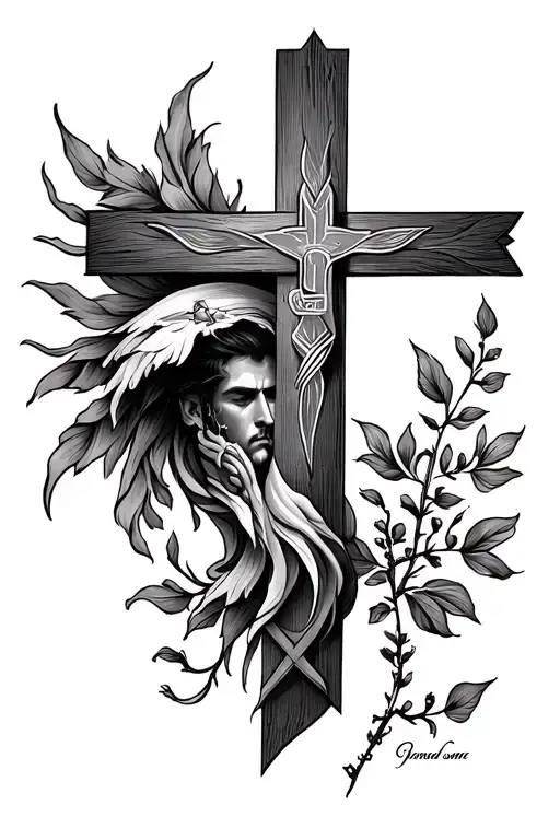 Simple Lenear Arround The Forearm Christian