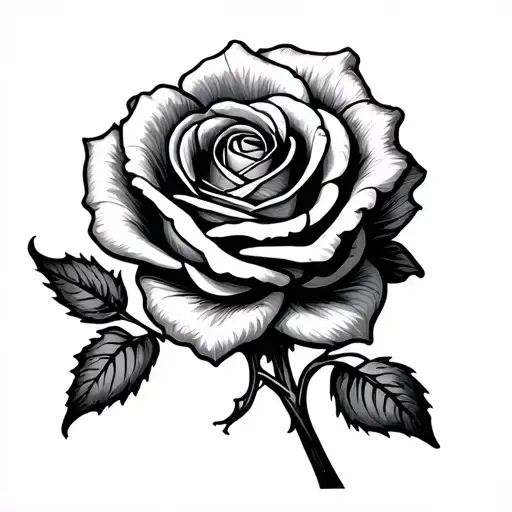 Yorkshire Rose With The Name Intertwined