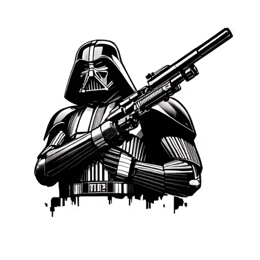 Marvel And Star Wars Tattoo Design