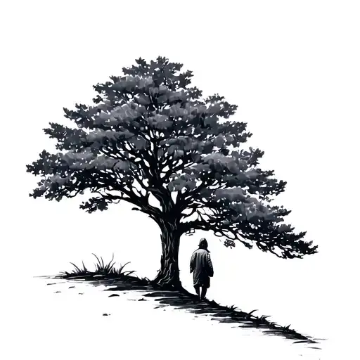 Walking Alone Nature