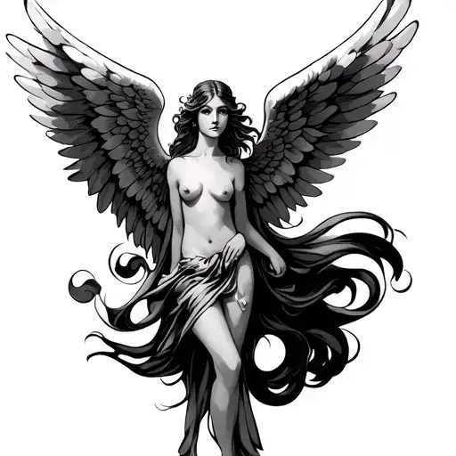 Angel Wings On Wrist