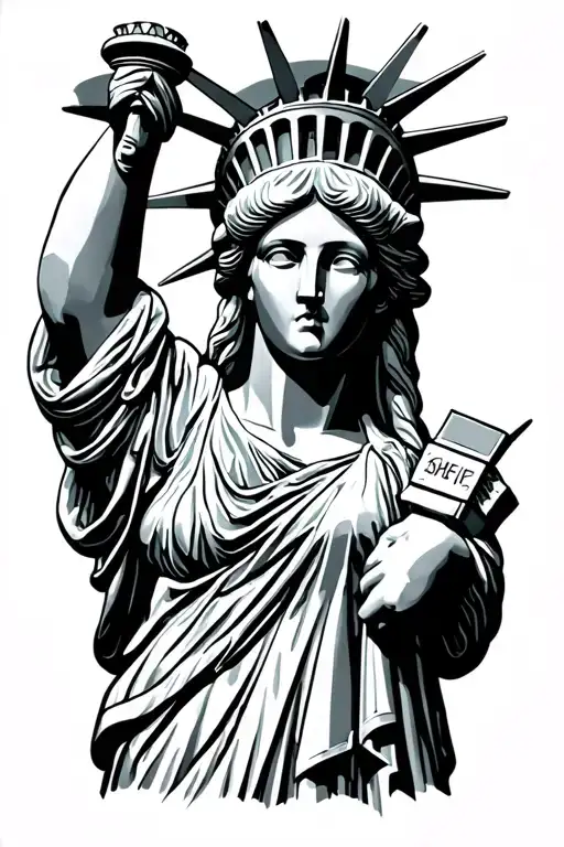 Statue Of Liberty Hear No Evil See No Evil Speak