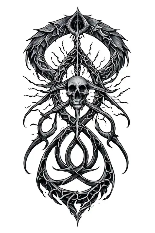 Dark Mark Deathly Hallows