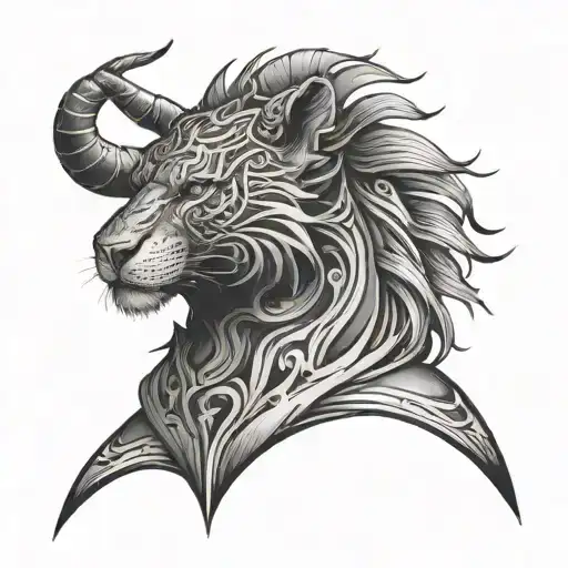 Insouciant Masculine Animal Tatoo