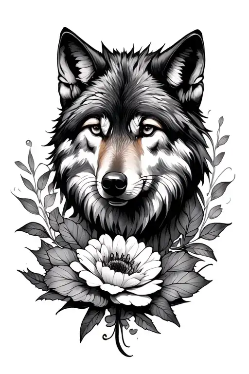 Lis Flower Wolf