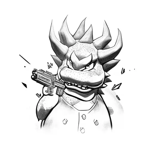 Bowser With A Gun