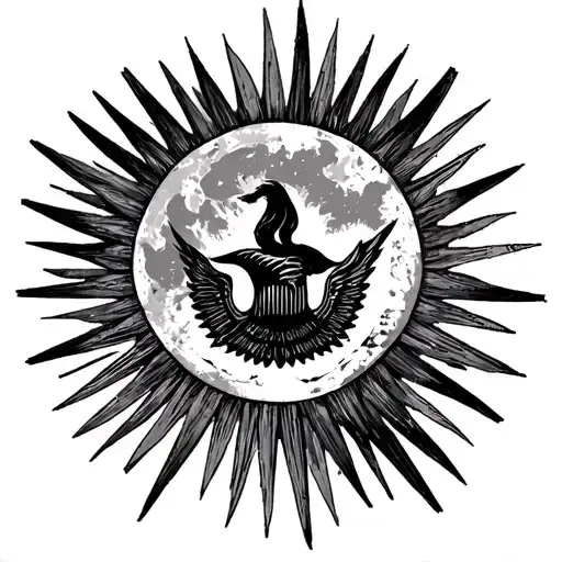 Philippine Flag Sun Rays