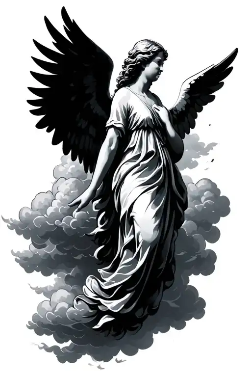 Clouds With An Angel