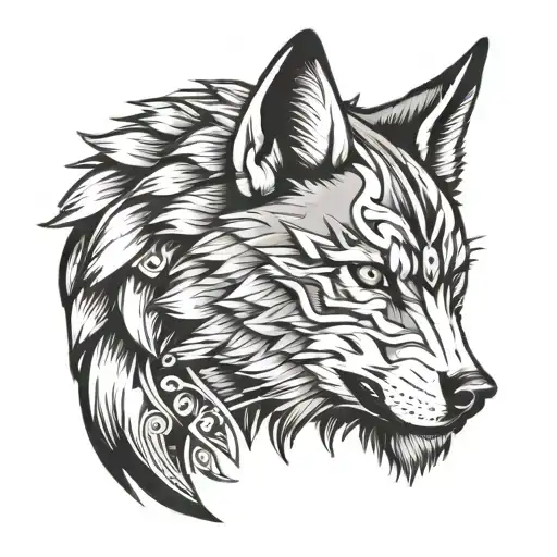 Wolf Headress Warrior