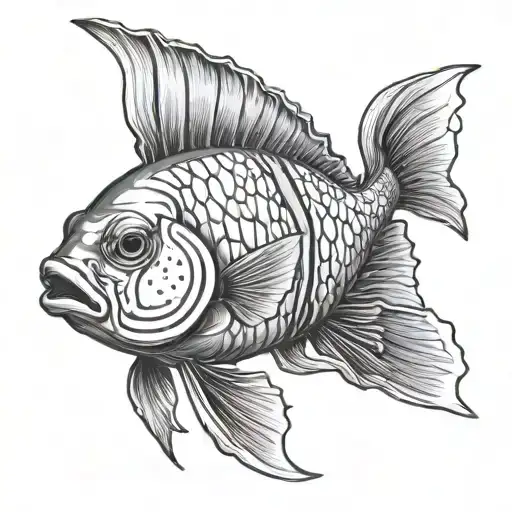 Saltwater Fish Tattoo Inspired