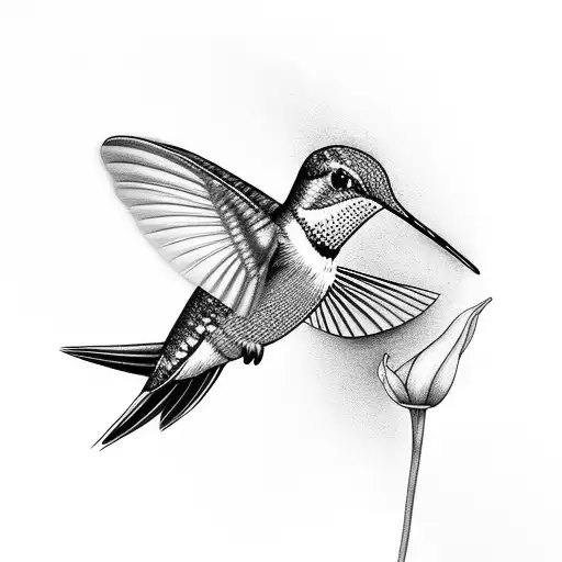 Hummingbird And Butterfly Together