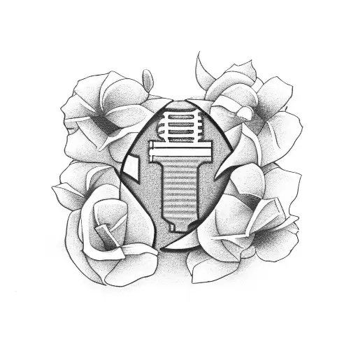 Michigan Football Logo Hidden In Flowers