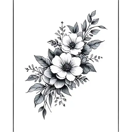 Half Sleeve Floral