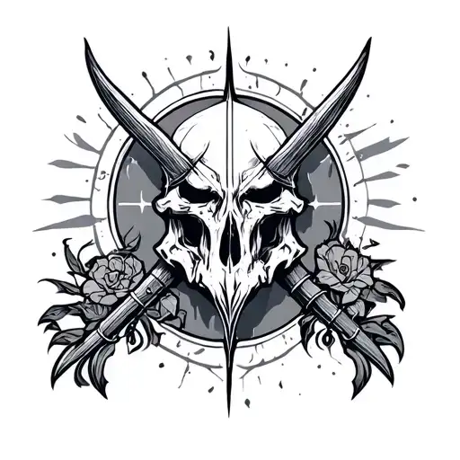 Dnd Minimal Line Art