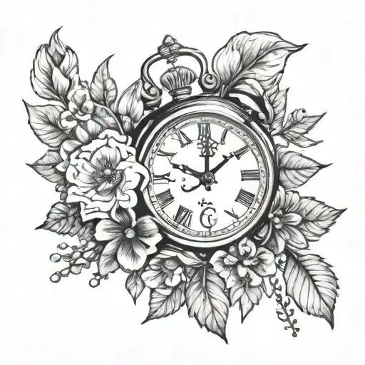 Clock And Primrose