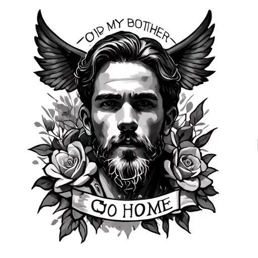 Memorial Tattoo For My Brother Go Home