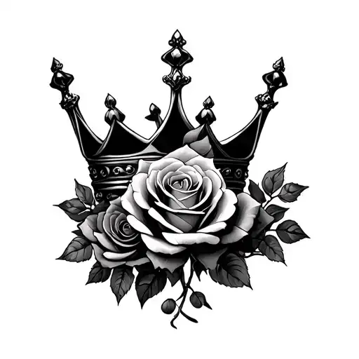 Dark Roses Around A Kings Crown