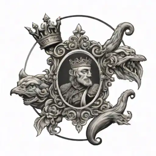 The King Tarrot Card