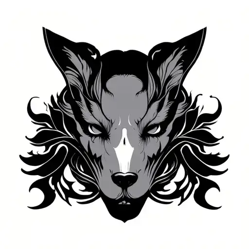 Oriental Black Work Back