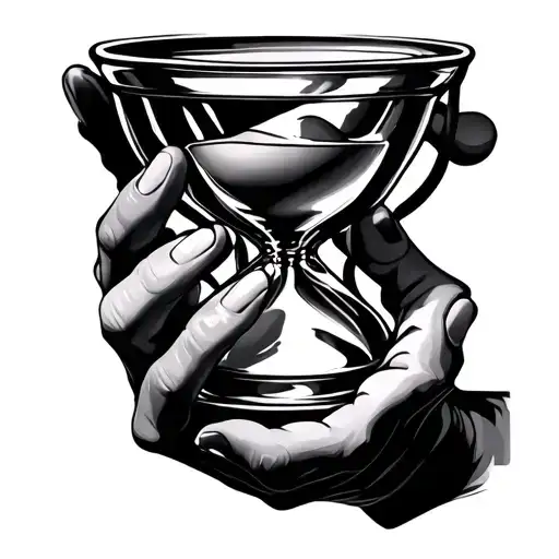 Hourglass Wrapped Hand Holding