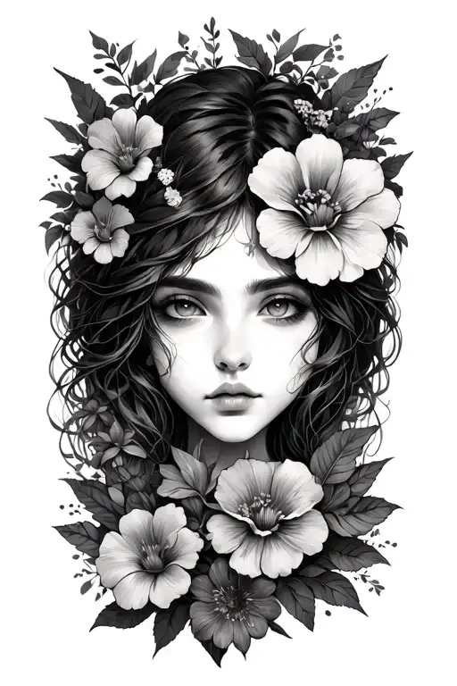 Sleep Token Flowers Mixed With Take Me Back To Eden Character