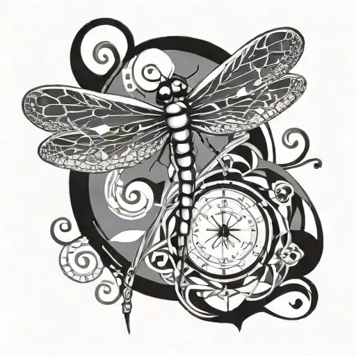 Dragonfly Libra Scale 0929 Geometric